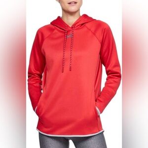 Under Armour Storm Armour Fleece Hoodie - Red/Gray - Size L